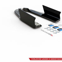 Maxton Design - REAR SIDE SPLITTERS V.1 + FLAPS FORD MUSTANG GT MK6 FACELIFT