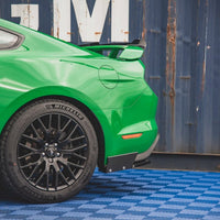 Maxton Design - REAR SIDE SPLITTERS V.1 + FLAPS FORD MUSTANG GT MK6 FACELIFT