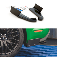 Maxton Design - REAR SIDE SPLITTERS V.1 + FLAPS FORD MUSTANG GT MK6 FACELIFT