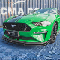 Maxton Design - FRONT SPLITTER V.2 + FLAPS FORD MUSTANG GT MK6 FACELIFT