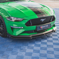 Maxton Design - FRONT SPLITTER V.2 + FLAPS FORD MUSTANG GT MK6 FACELIFT