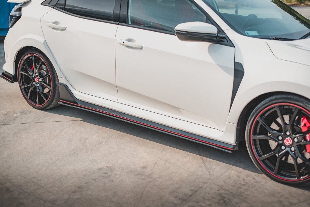 Maxton Design - STREET PRO SIDE SKIRTS DIFFUSERS V2 HONDA CIVIC X TYPE-R (2017-)