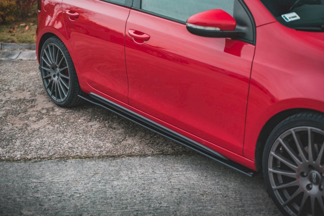 Maxton Design - STREET PRO SIDE SKIRTS DIFFUSERS VW GOLF GTI MK6 (2008-2012)