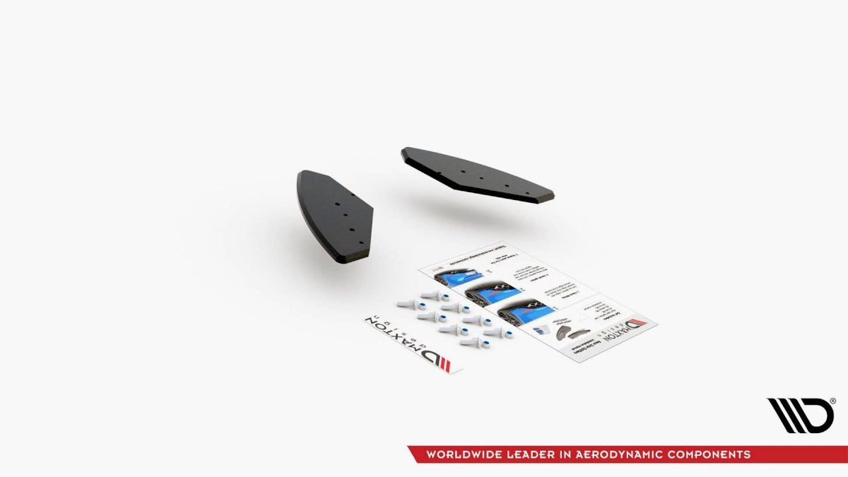 Maxton Design - STREET PRO REAR SIDE SPLITTERS VW GOLF GTI MK6 (2008-2012)