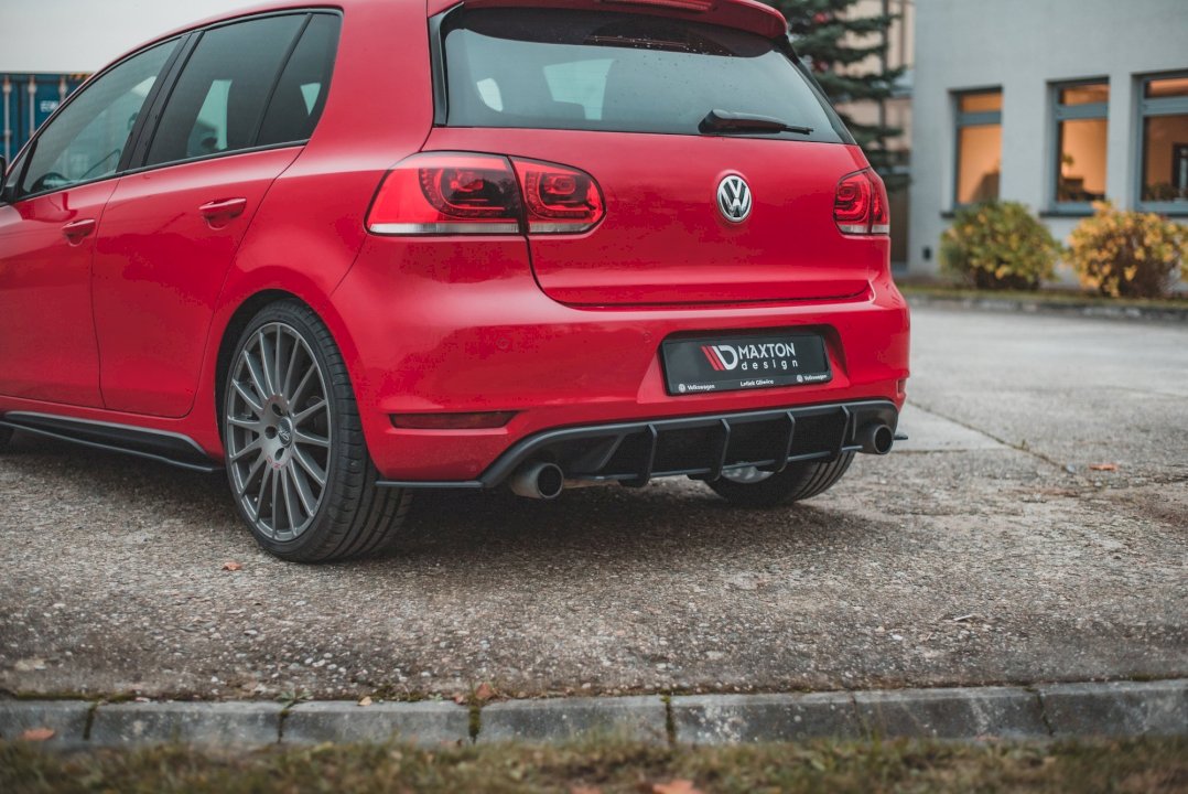 Maxton Design - STREET PRO REAR SIDE SPLITTERS VW GOLF GTI MK6 (2008-2012)