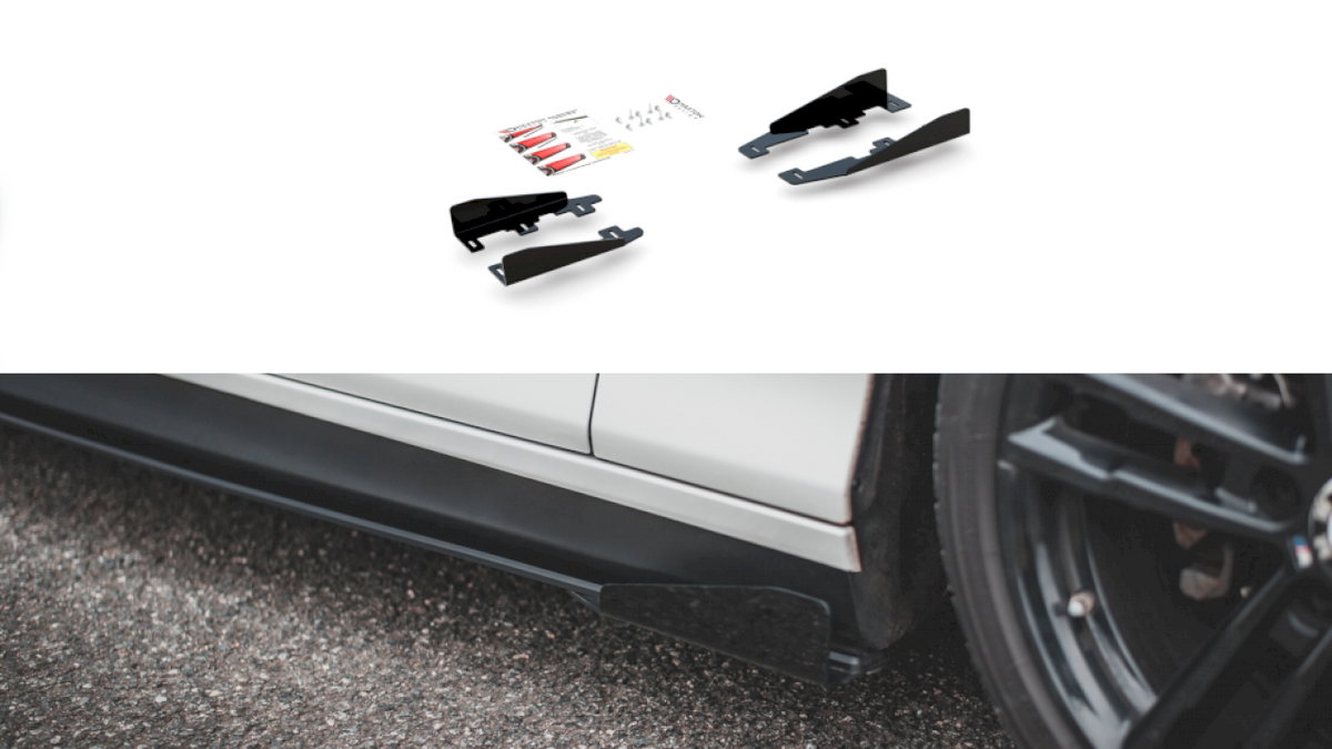Maxton Design - STREET PRO SIDE FLAPS BMW 1 F20 M-PACK FACELIFT / M140I (2015-2019)