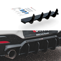 Maxton Design - STREET PRO DURABILITY REAR DIFFUSER V4 BMW M140I (2016-2019)