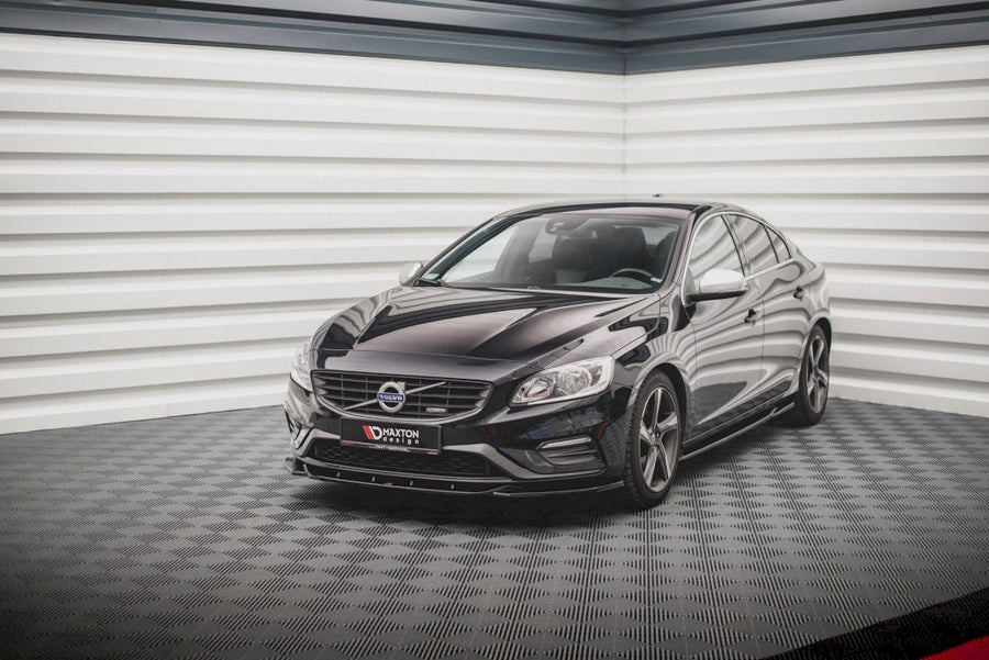 Maxton Design - FRONT SPLITTER V2 VOLVO S60 R-DESIGN MK2 (2014-2018)