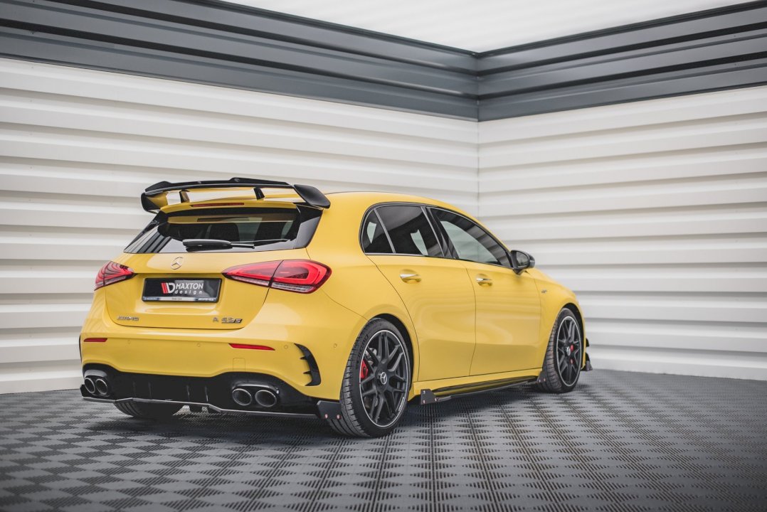 Maxton Design - CENTRAL REAR SPLITTER + FLAPS MERCEDES AMG A 45 S AERO PACK W177