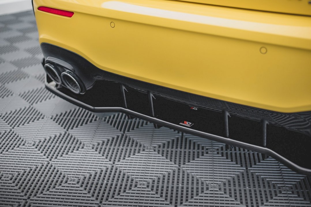 Maxton Design - CENTRAL REAR SPLITTER + FLAPS MERCEDES AMG A 45 S AERO PACK W177