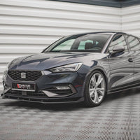 Maxton Design - STREET PRO FRONT SPLITTER (+FLAPS) SEAT LEON FR MK4 (2020-)