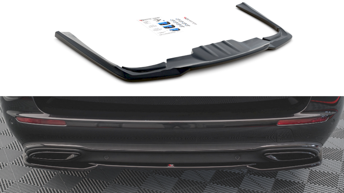 Maxton Design - CENTRAL REAR SPLITTER MERCEDES E ESTATE W213 (2016-2021)