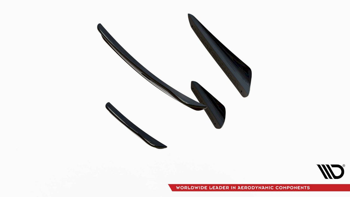 Maxton Design - FRONT BUMPER WINGS (CANARDS) BMW M8 GRAN COUPE F93 (2019-)