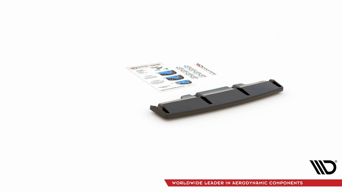 Maxton Design - CENTRAL REAR SPLITTER VW GOLF R MK8 (2020-)