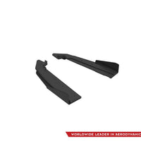 Maxton Design - STREET PRO REAR SIDE SPLITTERS V.1 (+FLAPS) FORD MUSTANG GT MK6 FACELIFT (2017-)