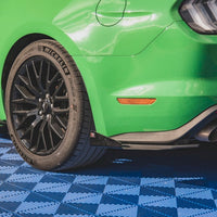 Maxton Design - STREET PRO REAR SIDE SPLITTERS V.1 (+FLAPS) FORD MUSTANG GT MK6 FACELIFT (2017-)
