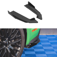 Maxton Design - STREET PRO REAR SIDE SPLITTERS V.1 (+FLAPS) FORD MUSTANG GT MK6 FACELIFT (2017-)