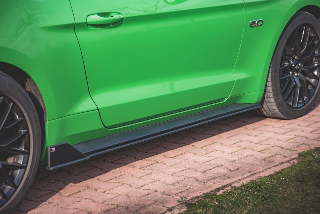 Maxton Design - STREET PRO SIDE SKIRTS DIFFUSERS V.2 FORD MUSTANG GT MK6 FACELIFT (2017-)