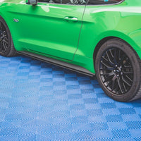 Maxton Design - STREET PRO SIDE SKIRTS DIFFUSERS V.1 FORD MUSTANG GT MK6 FACELIFT (2017-)