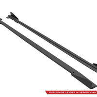 Maxton Design - STREET PRO SIDE SKIRTS DIFFUSERS V.1 (+FLAPS) FORD MUSTANG GT MK6 FACELIFT (2017-)
