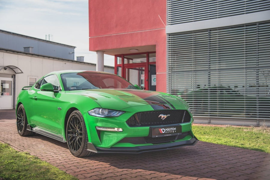 Maxton Design - STREET PRO FRONT SPLITTER V.2 FORD MUSTANG GT MK6 FACELIFT (2017-)