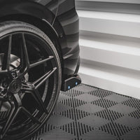 Maxton Design - REAR SIDE SPLITTERS V.2 + FLAPS VW GOLF R MK8