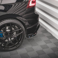 Maxton Design - REAR SIDE SPLITTERS V.2 + FLAPS VW GOLF R MK8
