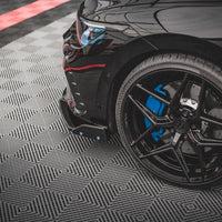 Maxton Design - REAR SIDE SPLITTERS V.2 + FLAPS VW GOLF R MK8