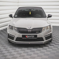 Maxton Design - FRONT SPLITTER V.1 SKODA OCTAVIA RS MK3 FACELIFT (2016-2019)