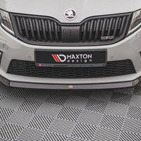 Maxton Design - FRONT SPLITTER V.1 SKODA OCTAVIA RS MK3 FACELIFT (2016-2019)