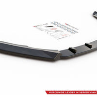 Maxton Design - FRONT SPLITTER V.2 SKODA OCTAVIA RS MK3 FACELIFT (2016-2019)
