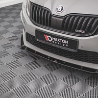 Maxton Design - FRONT SPLITTER V.2 SKODA OCTAVIA RS MK3 FACELIFT (2016-2019)