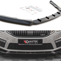 Maxton Design - FRONT SPLITTER V.2 SKODA OCTAVIA RS MK3 FACELIFT (2016-2019)