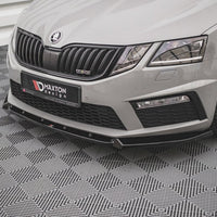 Maxton Design - FRONT SPLITTER V.2 SKODA OCTAVIA RS MK3 FACELIFT (2016-2019)