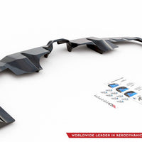 Maxton Design - CENTRAL REAR SPLITTER (VERTICAL BARS) MERCEDES AMG GLE COUPE C167 (2019-)