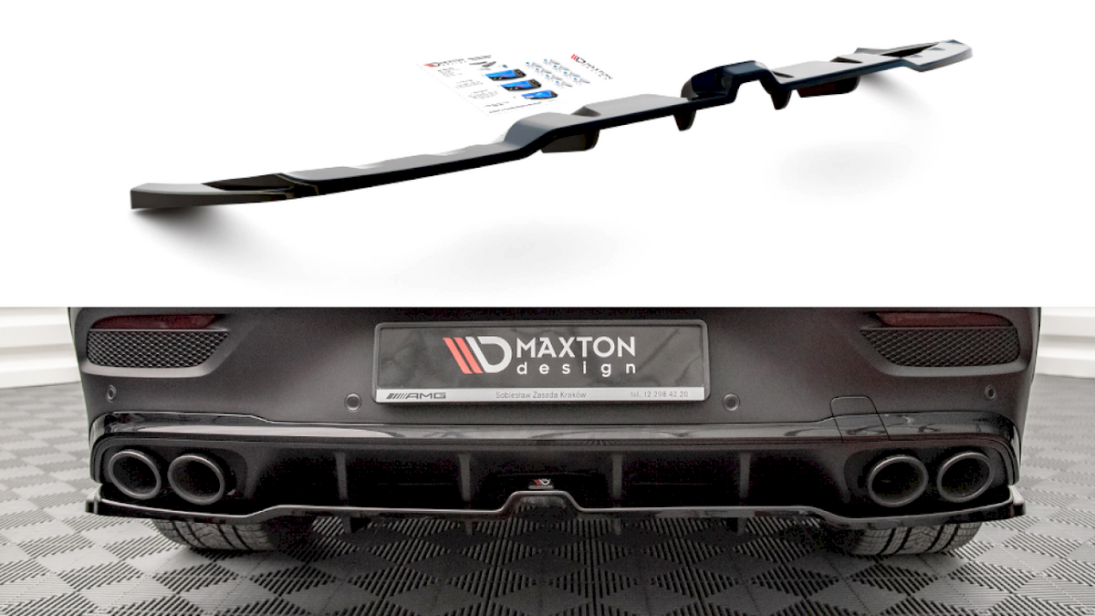 Maxton Design - CENTRAL REAR SPLITTER (VERTICAL BARS) MERCEDES AMG GLE COUPE C167 (2019-)