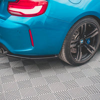 Maxton Design - REAR SIDE SPLITTERS V.2 BMW M2 F87 (2016-2020)