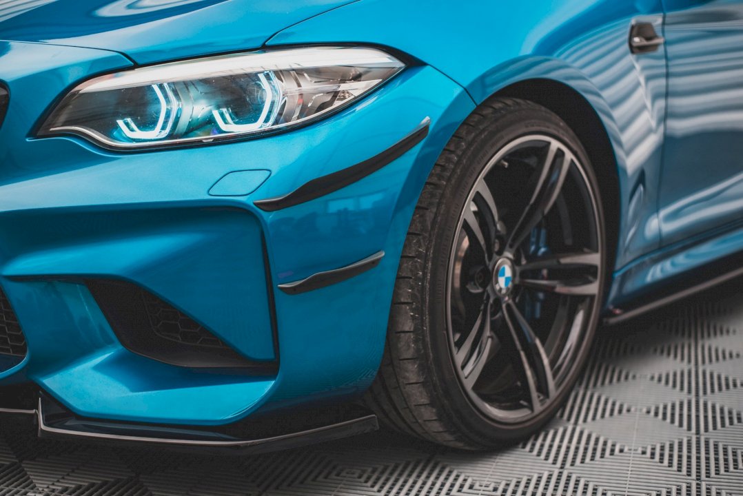 Maxton Design - FRONT BUMPER WINGS (CANARDS) BMW M2 F87 (2016-2020)