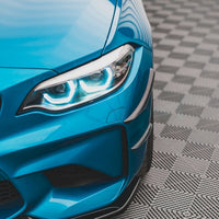 Maxton Design - FRONT BUMPER WINGS (CANARDS) BMW M2 F87 (2016-2020)
