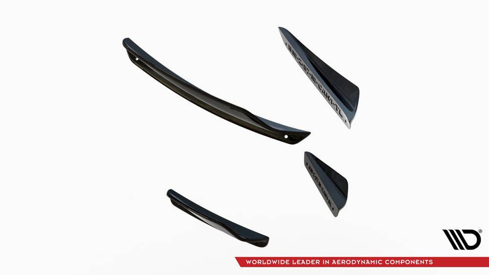 Maxton Design - FRONT BUMPER WINGS (CANARDS) BMW M2 F87 (2016-2020)