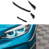 Maxton Design - FRONT BUMPER WINGS (CANARDS) BMW M2 F87 (2016-2020)