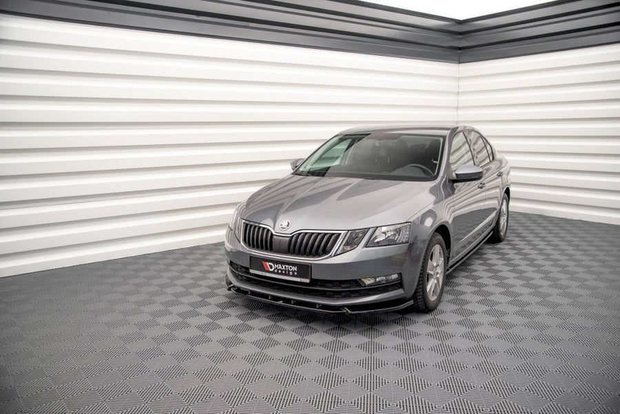 Maxton Design - FRONT SPLITTER V.1 SKODA OCTAVIA MK3 FACELIFT (2016-2020)