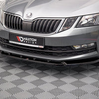 Maxton Design - FRONT SPLITTER V.1 SKODA OCTAVIA MK3 FACELIFT (2016-2020)