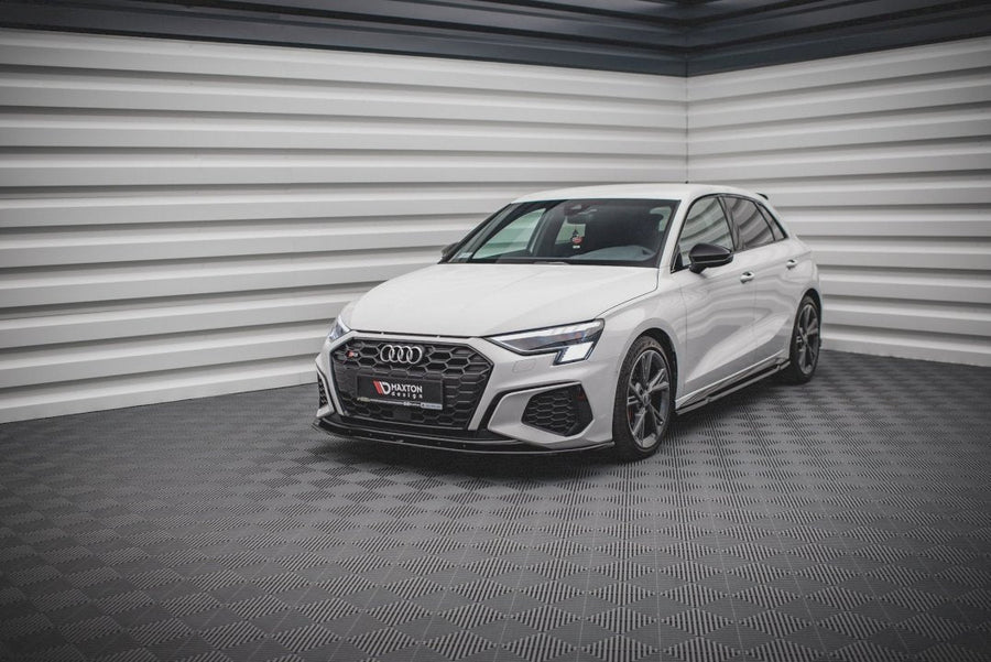 Maxton Design - FRONT SPLITTER V.1 AUDI S3 / A3 S-LINE 8Y (2020-2024)