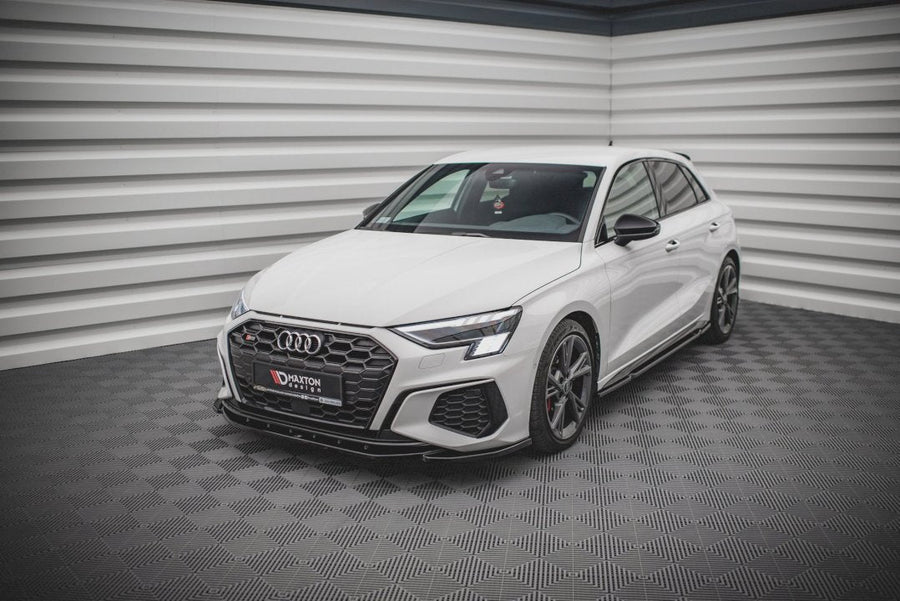 Maxton Design - FRONT SPLITTER V.4 AUDI S3 / A3 S-LINE 8Y (2020-)