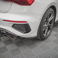 Maxton Design - Rear Side Splitters V.2 Audi S3 / A3 S-Line Sportback 8Y