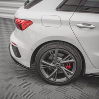 Maxton Design - Rear Side Splitters V.2 Audi S3 / A3 S-Line Sportback 8Y