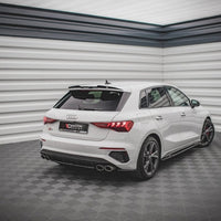 Maxton Design - CENTRAL REAR SPLITTER FOR AUDI S3 8Y (2020-2024)