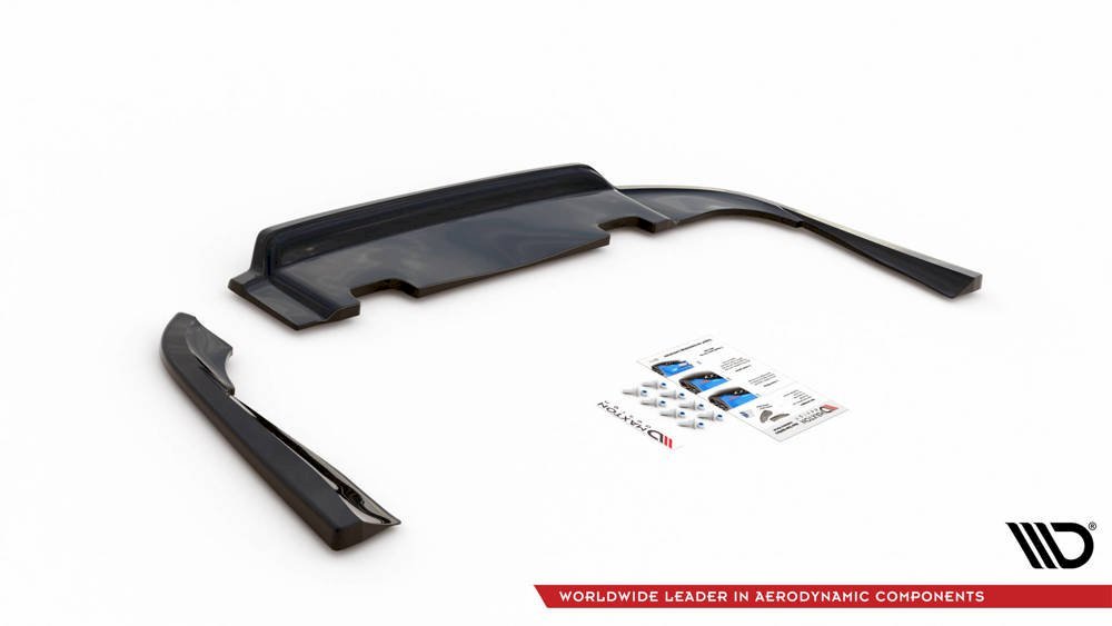 Maxton Design - CENTRAL REAR SPLITTER (VERTICAL BARS) VOLVO V90 MK2 (2016-)