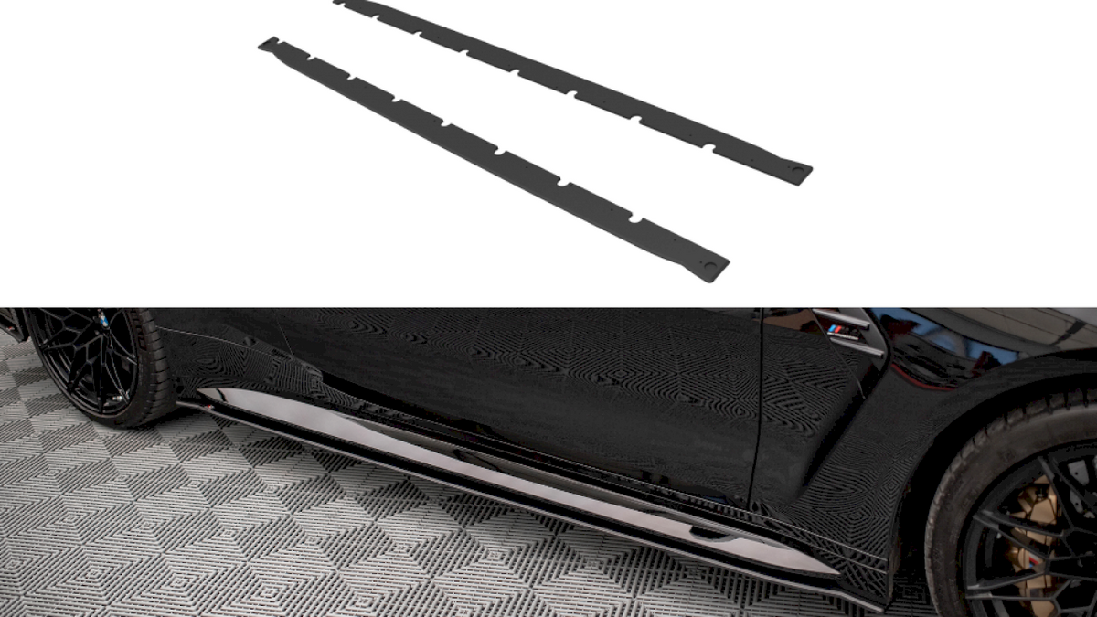 Maxton Design - STREET PRO SIDE SKIRTS DIFFUSERS BMW M4 G82 (2021-)